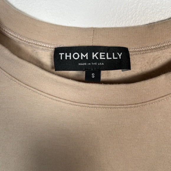 Thom Kelly Charlotte Sweatshirt Oatmeal Women's Size Small Athleisure - Picture 4 of 8